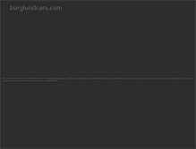 Tablet Screenshot of burglundcars.com